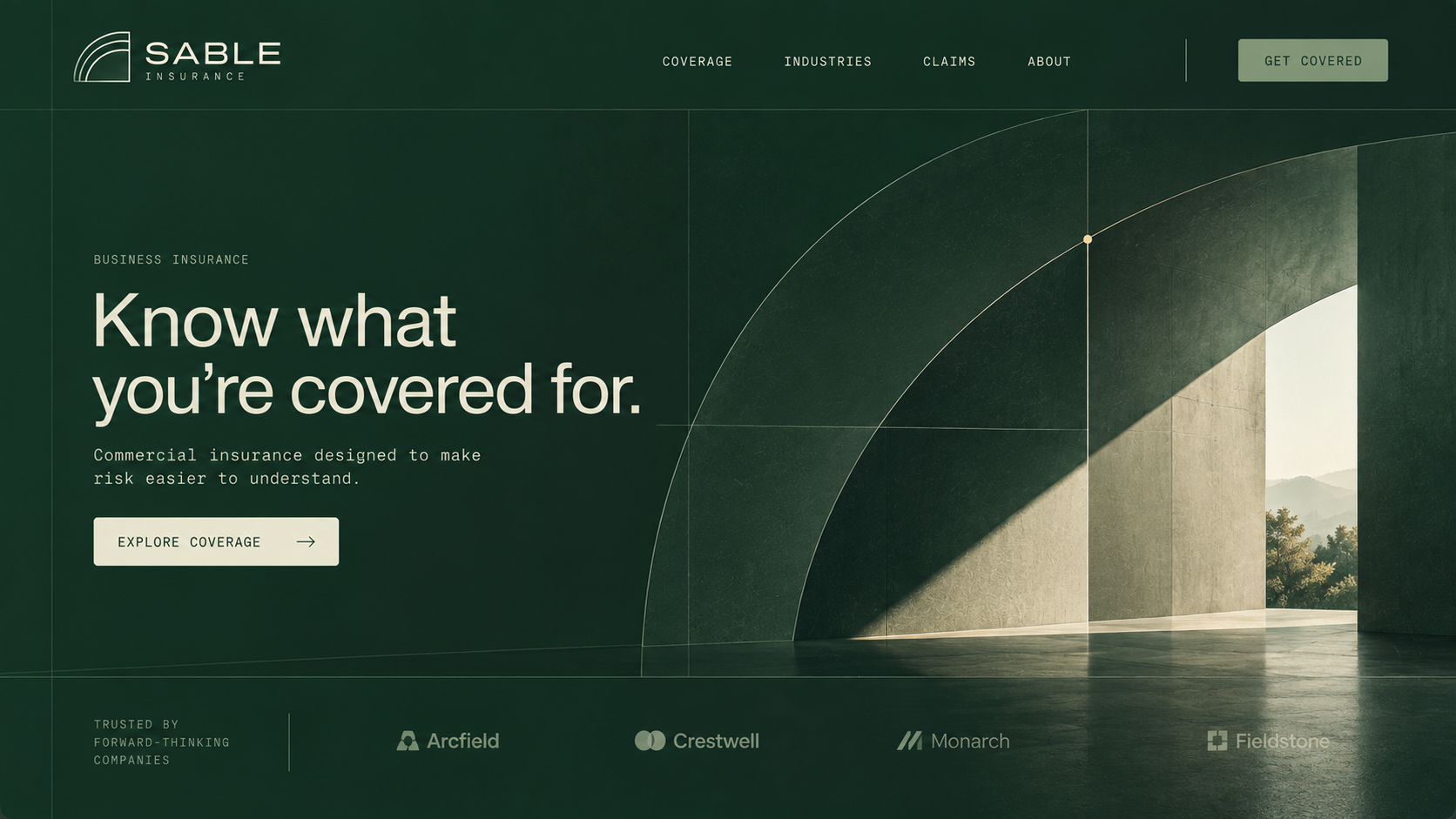 SABLE — Know what you’re covered for — website