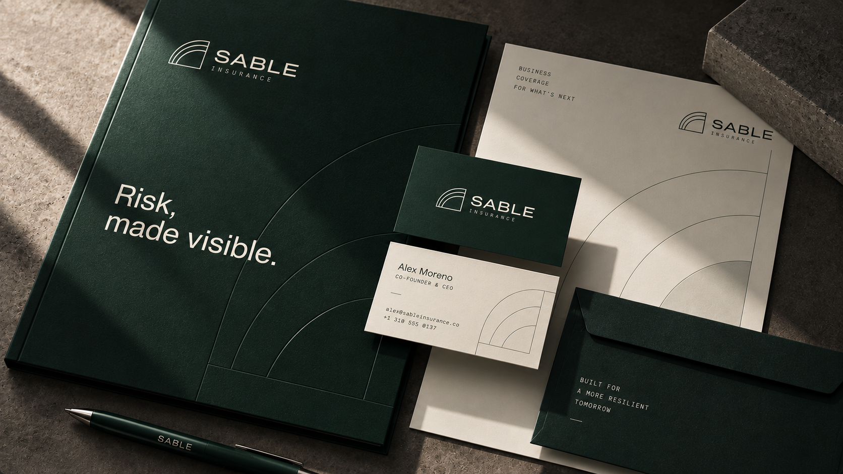 SABLE — Corporate stationery & collateral