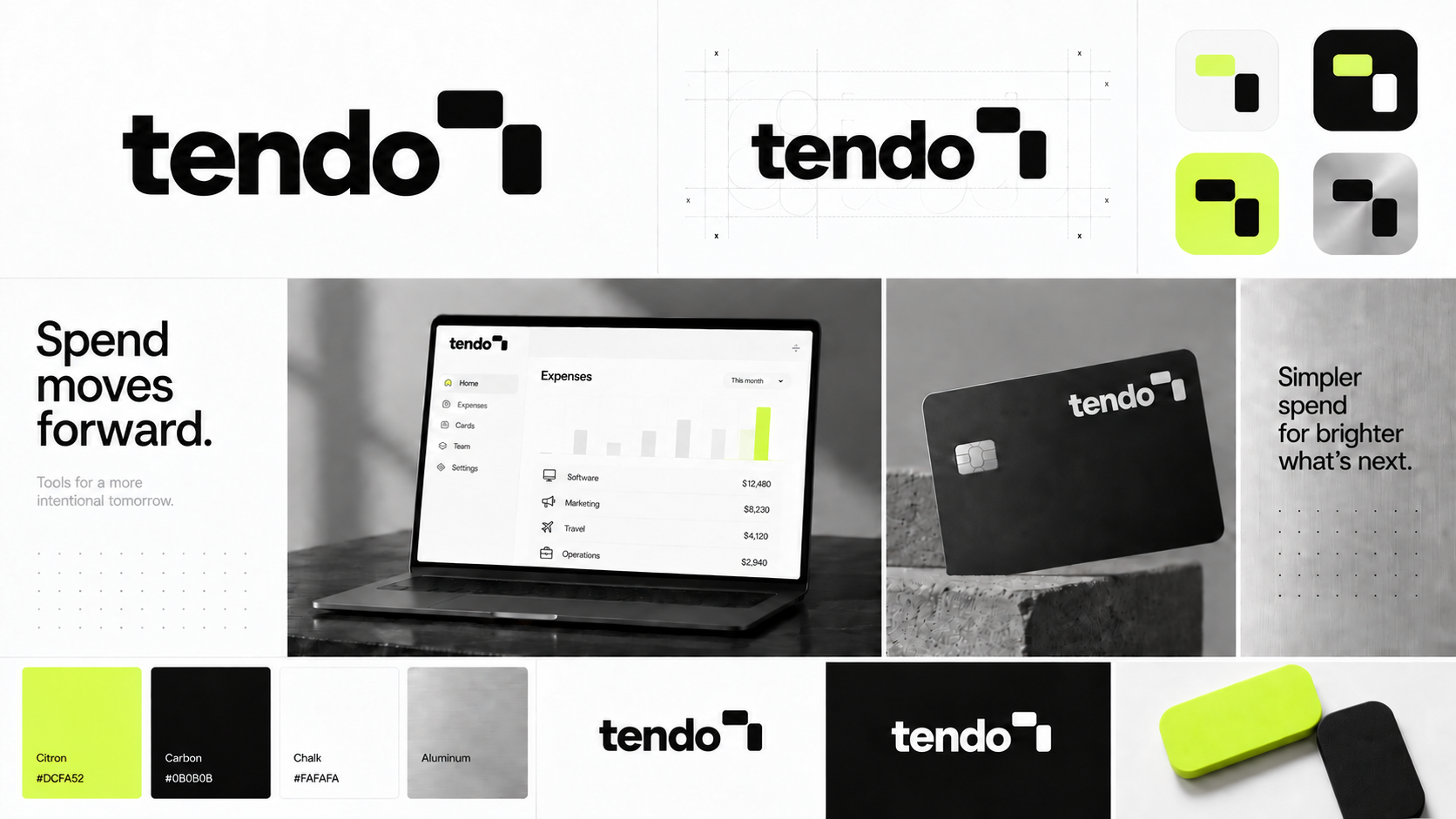 tendo — Logo & visual system
