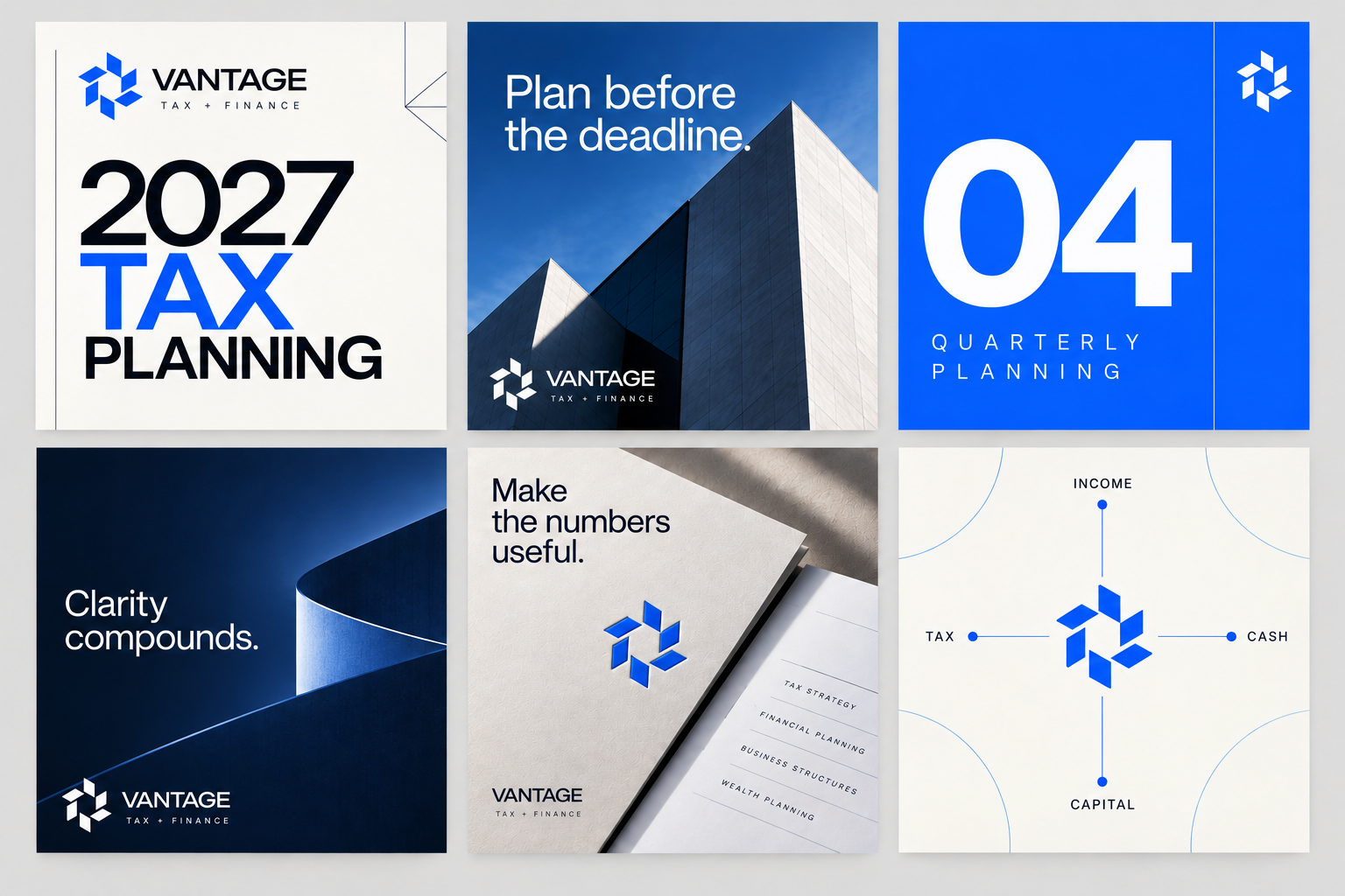 VANTAGE — Tax planning — social campaign